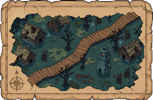 Rotting Marsh route illustration