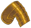 Gilded Lamellar Pauldron