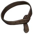 Frayed Leather Strap