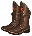 Ruby-Gilded Boots