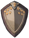 Gold-Patterned Shield