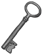 Silver Treasure Key