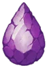 Craft Chipped Teardrop Amethyst