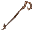 Hooked Bronze Staff