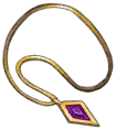 Amethyst Gold Amulet