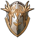 Gold-Ornamented Shield
