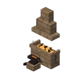 Stone forge · granite and brown bellows