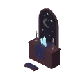 Star altar · midnight blue velvet