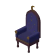 Mage's armchair · midnight blue velvet