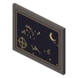 Star chart · silver frame