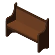 Chapel pew · oak