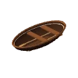Little rowboat · wooden