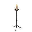 Tall candlestick · iron