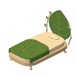 Leaf bed · green leaf