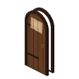Front door · oak