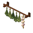 Drying herbs · green herbs