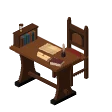 Writing desk · walnut