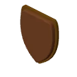 Boss trophy shield · wooden