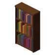 Bookcase · dark wood
