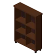 Equipment shelves · walnut