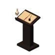 Necromancer's lectern · green flame