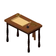 Scribe's desk · walnut