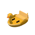 Duck pedal boat · yellow duckling