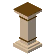 Relic pedestal · marble