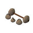 Lifting stones · granite