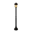 Lamp post · black iron