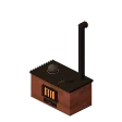 Wood stove · iron plate