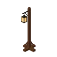 Lantern post · iron