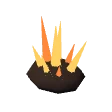 Fire geode · fire