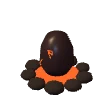 Dragon egg · dark shell, fire