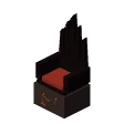 Obsidian throne · orange magma