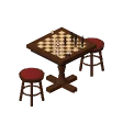 Chess table · walnut